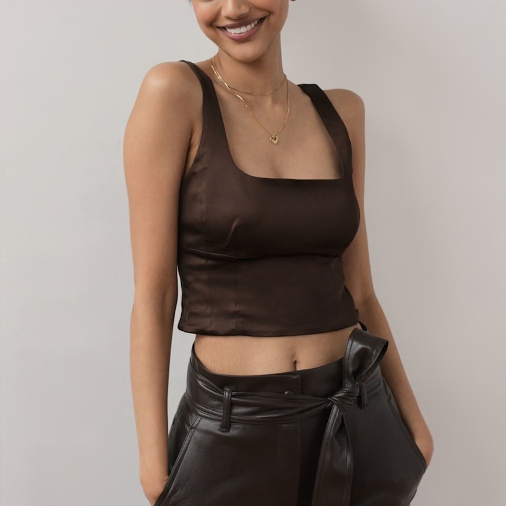 WILFRED Aritzia Shine Bustier Size 2XS